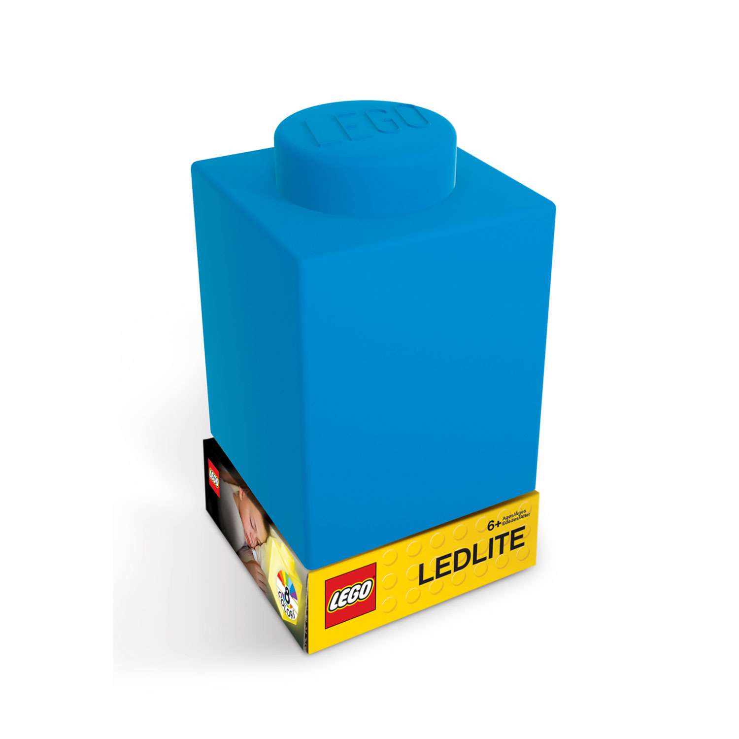 Фонарик LEGO силиконовый синий - фото 1