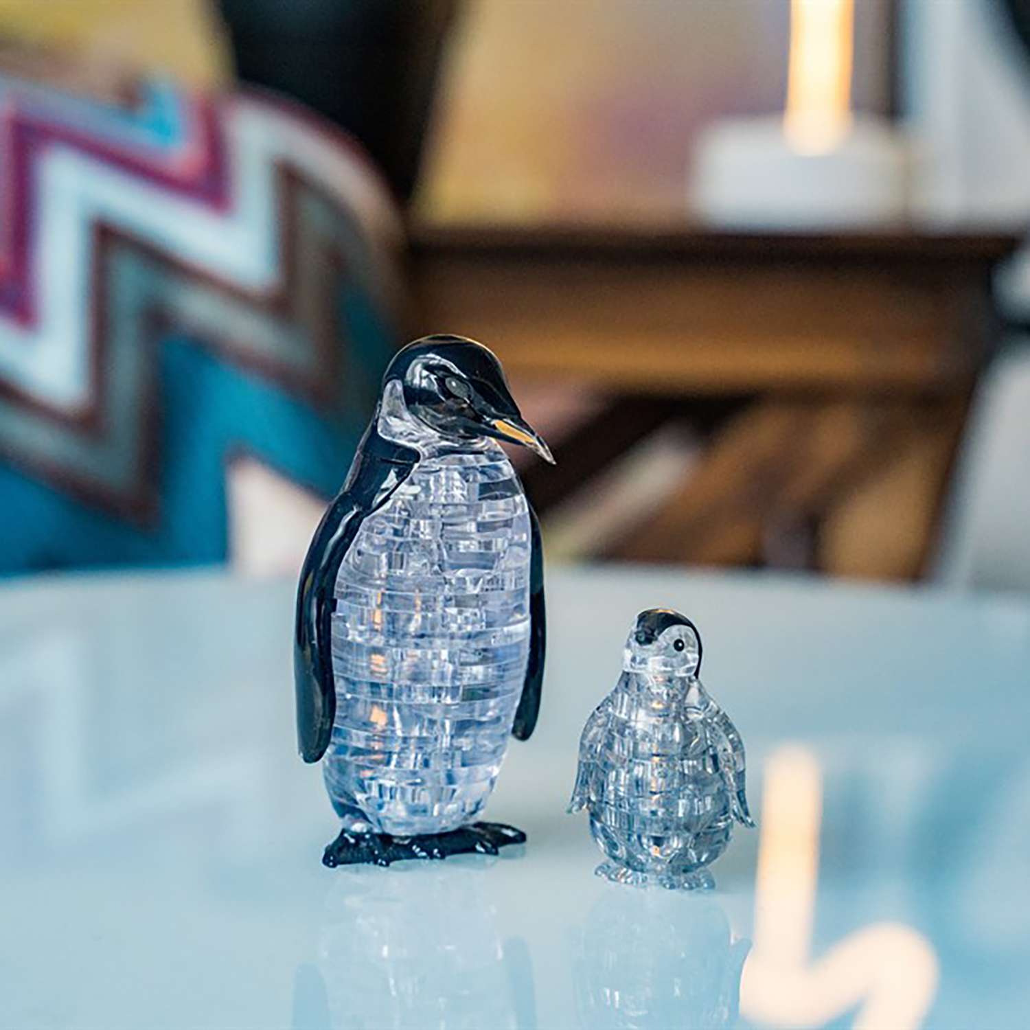 3D-пазл Crystal Puzzle IQ игра для детей кристальные Пингвины 43 детали - фото 3