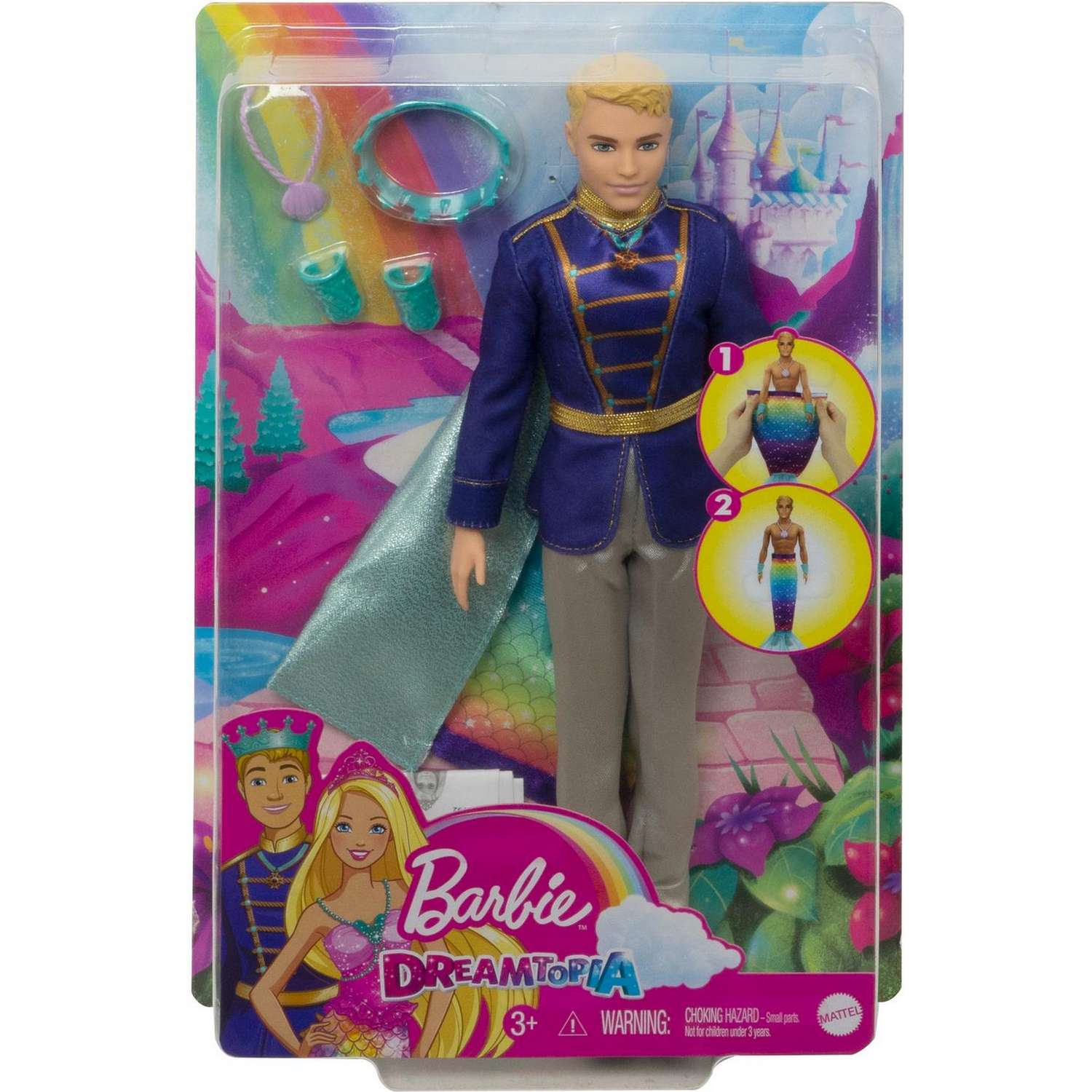 Кукла Barbie Дримтопия 2в1 Принц GTF93 GTF93 - фото 2