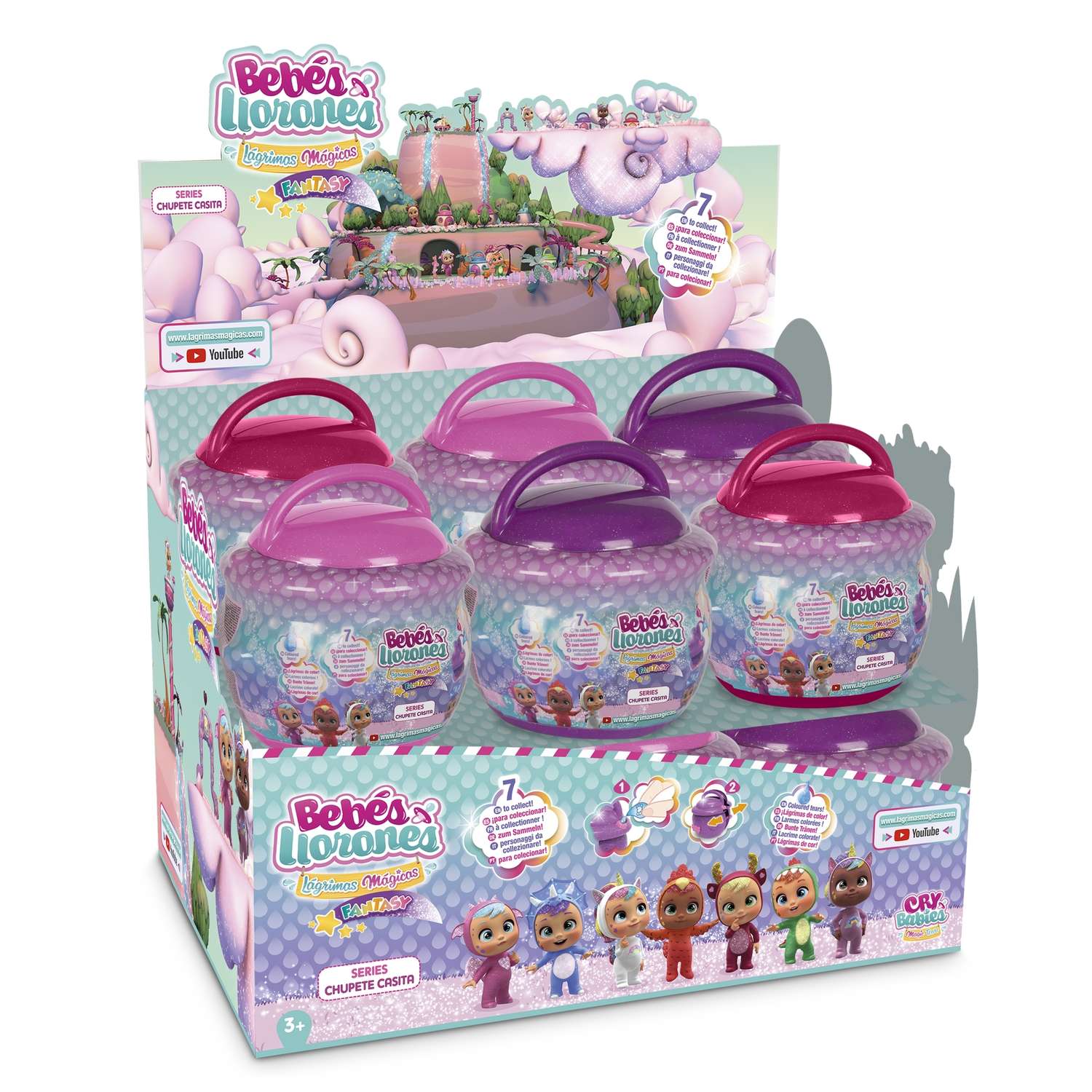 Кукла IMC Toys Cry Babies Fantasy Paci House с аксессуарами в непрозрачной упаковке (Сюрприз) 90309/91061 90309/91061 - фото 2