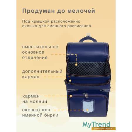 Школьный ранец myTrend Randoseru синий