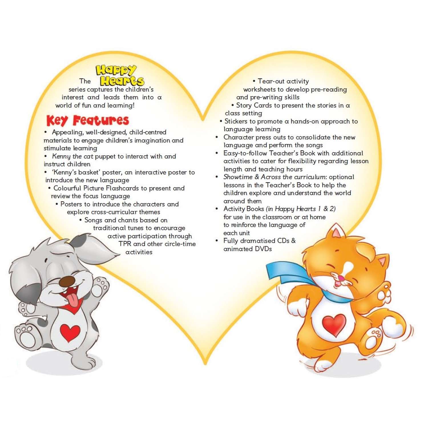 Учебник Express Publishing Happy Hearts 1 Pupils Book (with stickers press outs and optionals) - фото 2