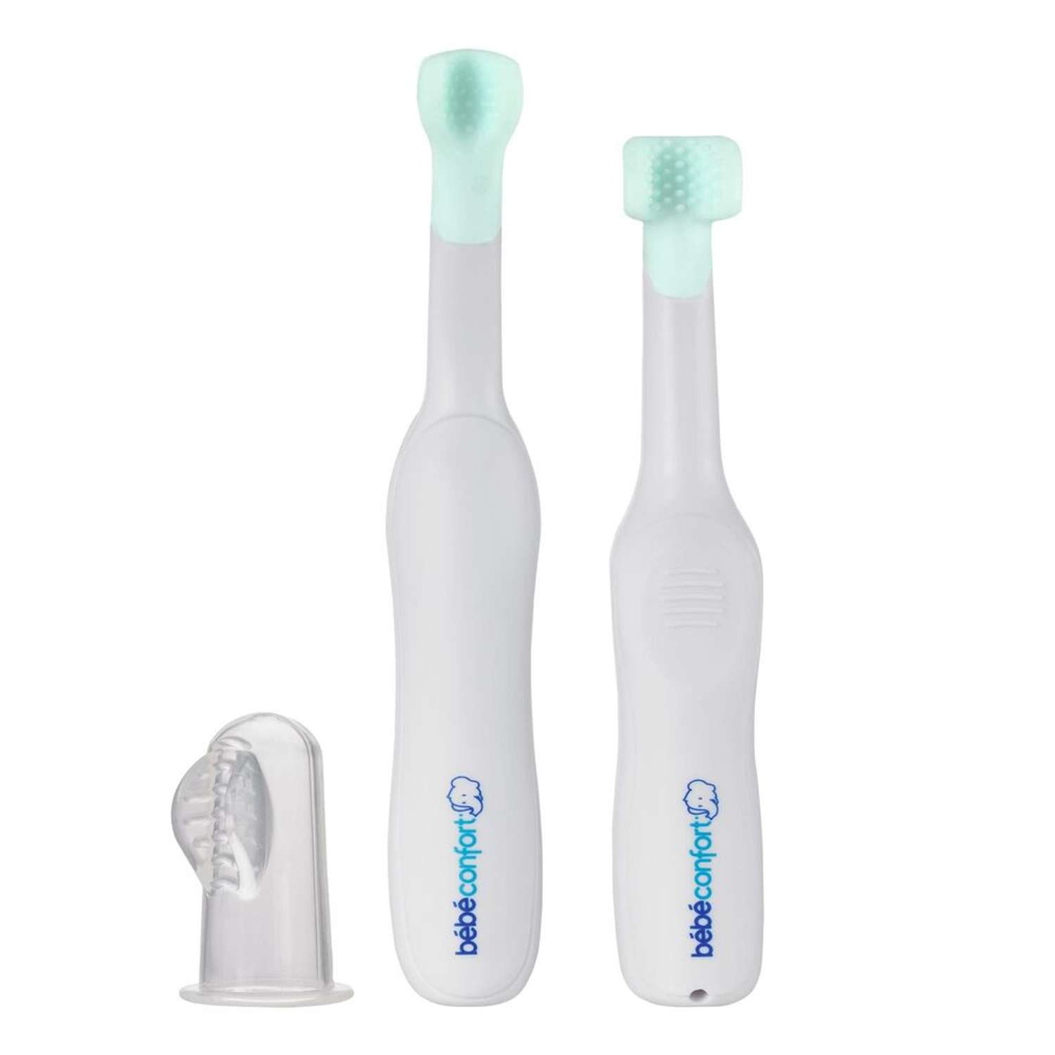 Набор Bebe Confort Из 3х детских массажных силиконовых зубных щеток с 3 до 36 мес - фото 1