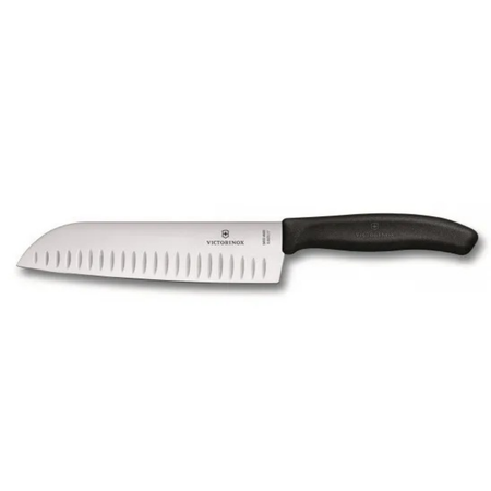 Нож кухонный Victorinox SwissCLASSIC 6.8523.17B стальной лезвие 170мм черный блистер