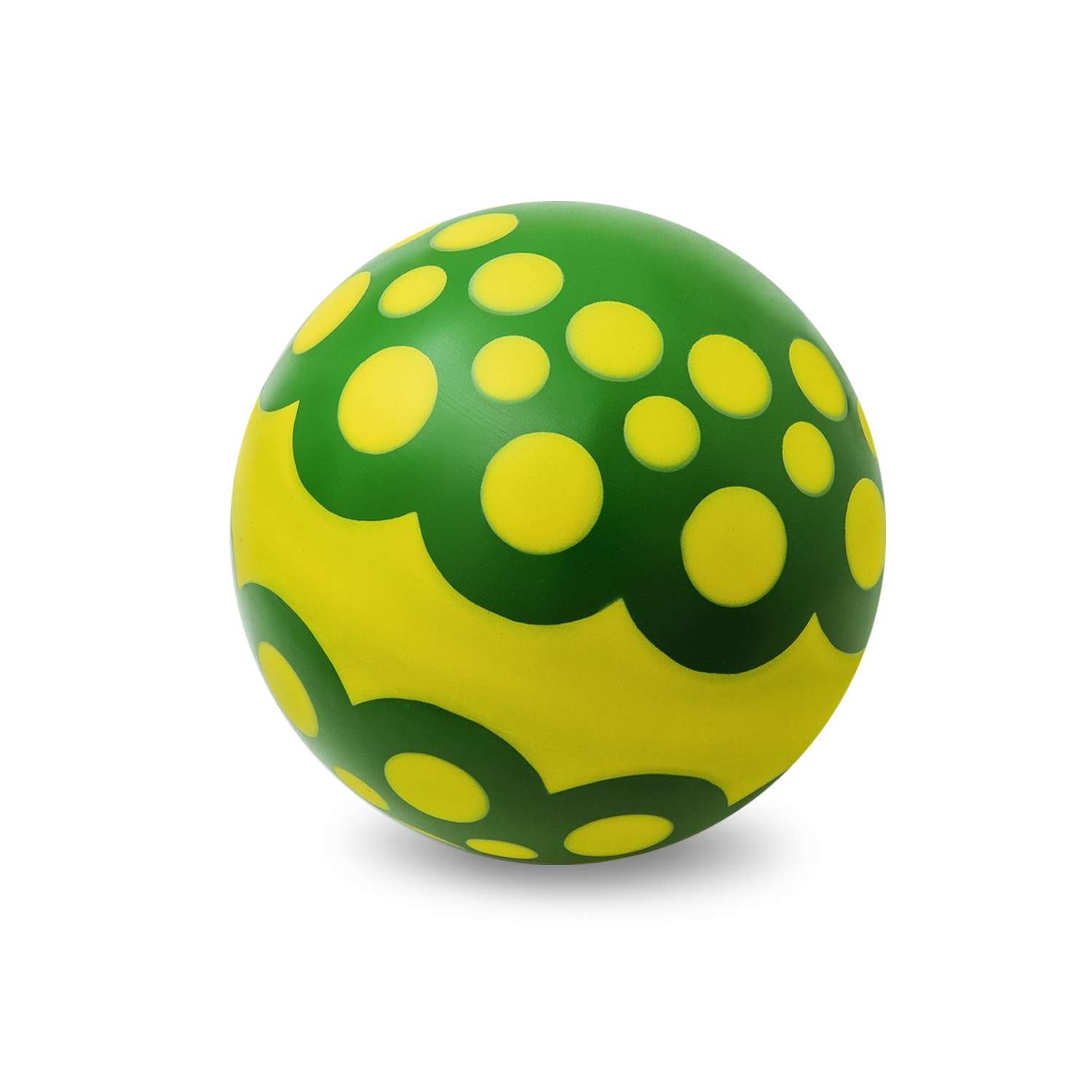 Мяч ЧАПАЕВ Ягодка зеленый желтый 200мм - фото 2