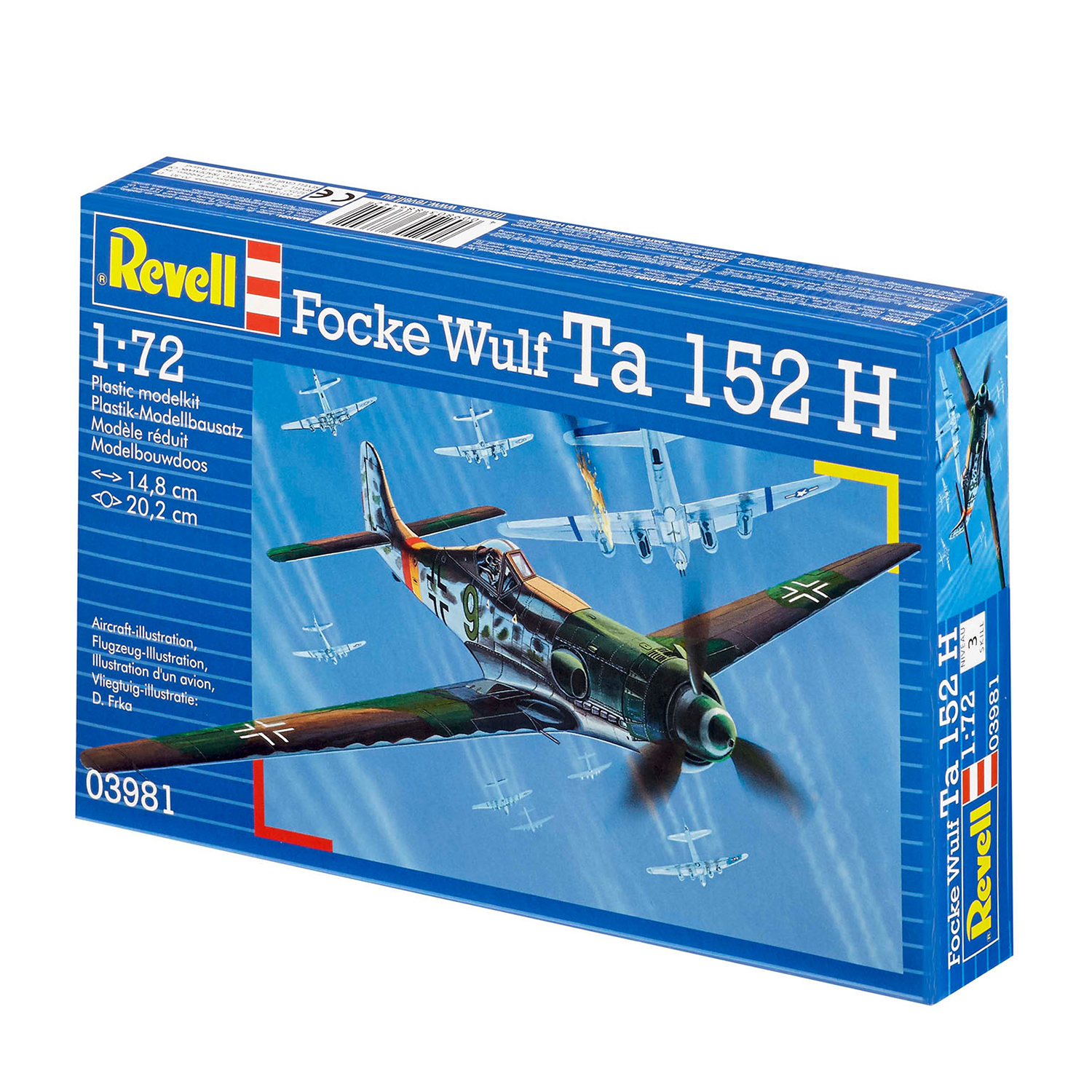 Сборная модель Revell Перехватчик Focke Wulf Ta 152 H 03981 - фото 2