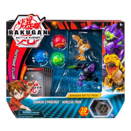 Набор игровой Bakugan Даркус Циндеус и Аврелиус Трокс 6054989