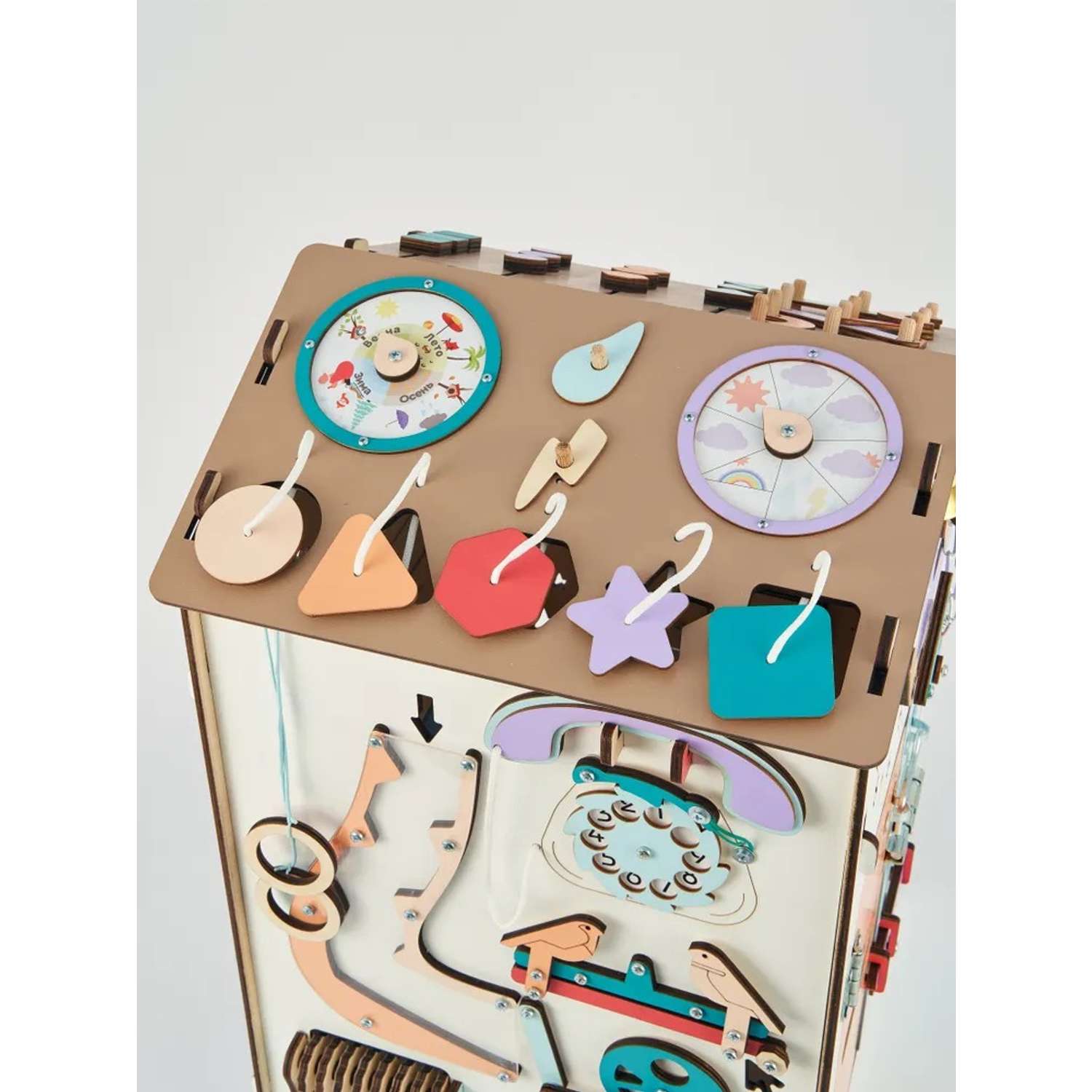Бизиборд Bunny Board Домик со светом Дом с китом - фото 12