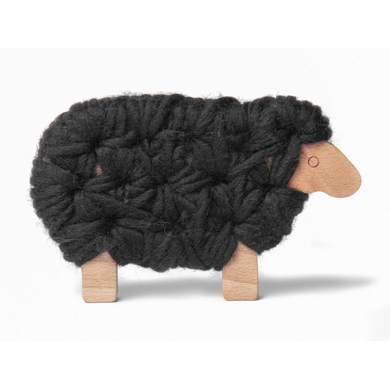 Набор для создания игрушки ToyMo «Наряди овечку» цвет черный - фото 4
