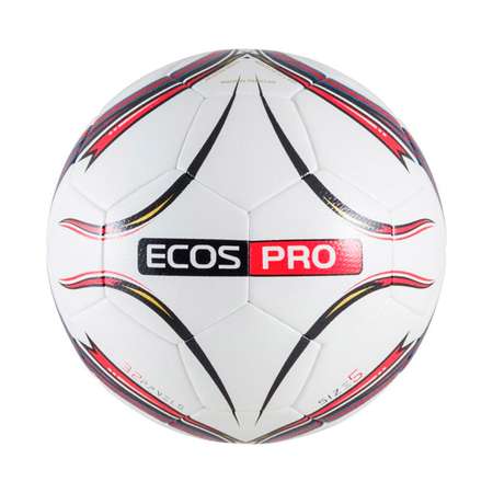 Мяч Ecos Футбольный pro hybrid embossed №5 красный