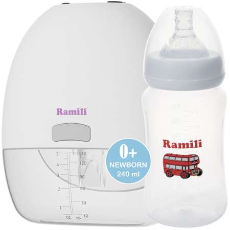 Молокоотсос двухфазный электрический Ramili SE150240ML с бутылочкой