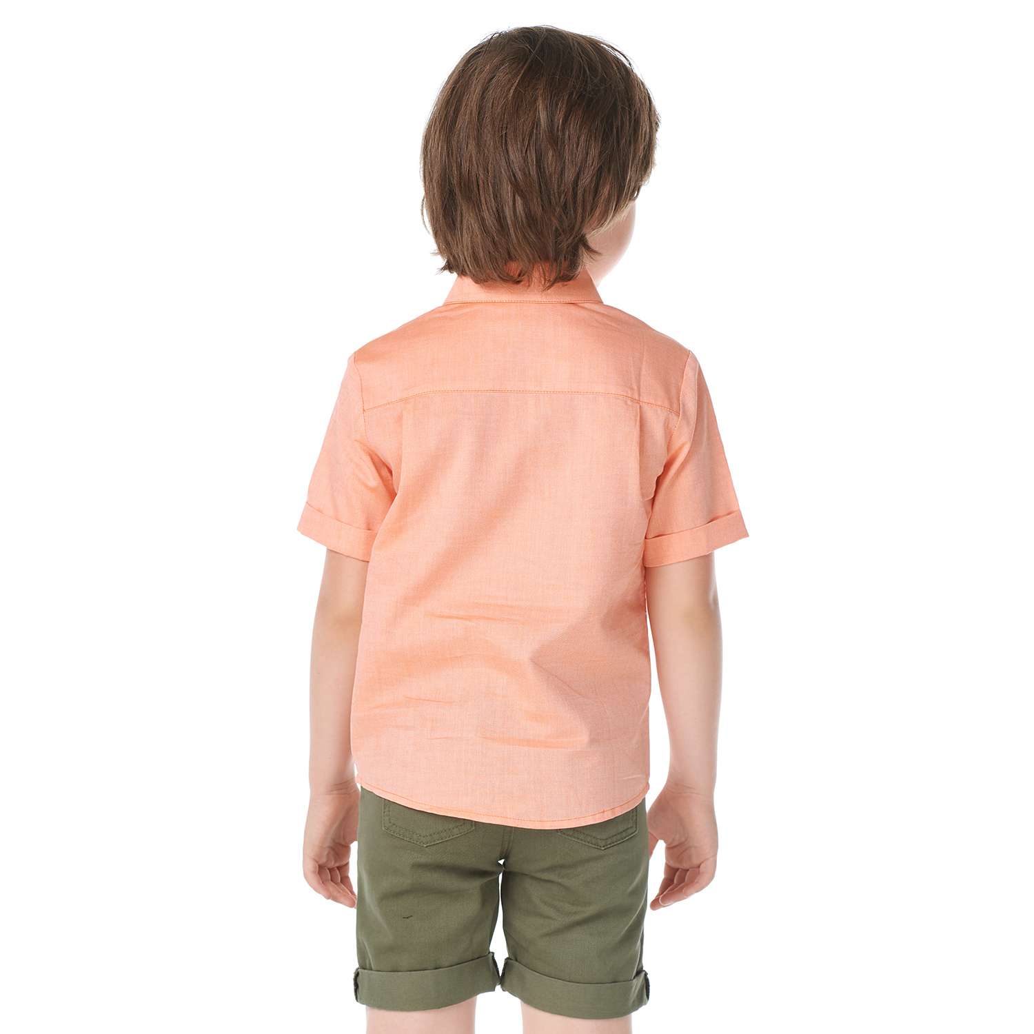 Рубашка Lucky Child 86-126/2-7/оранжевый - фото 2