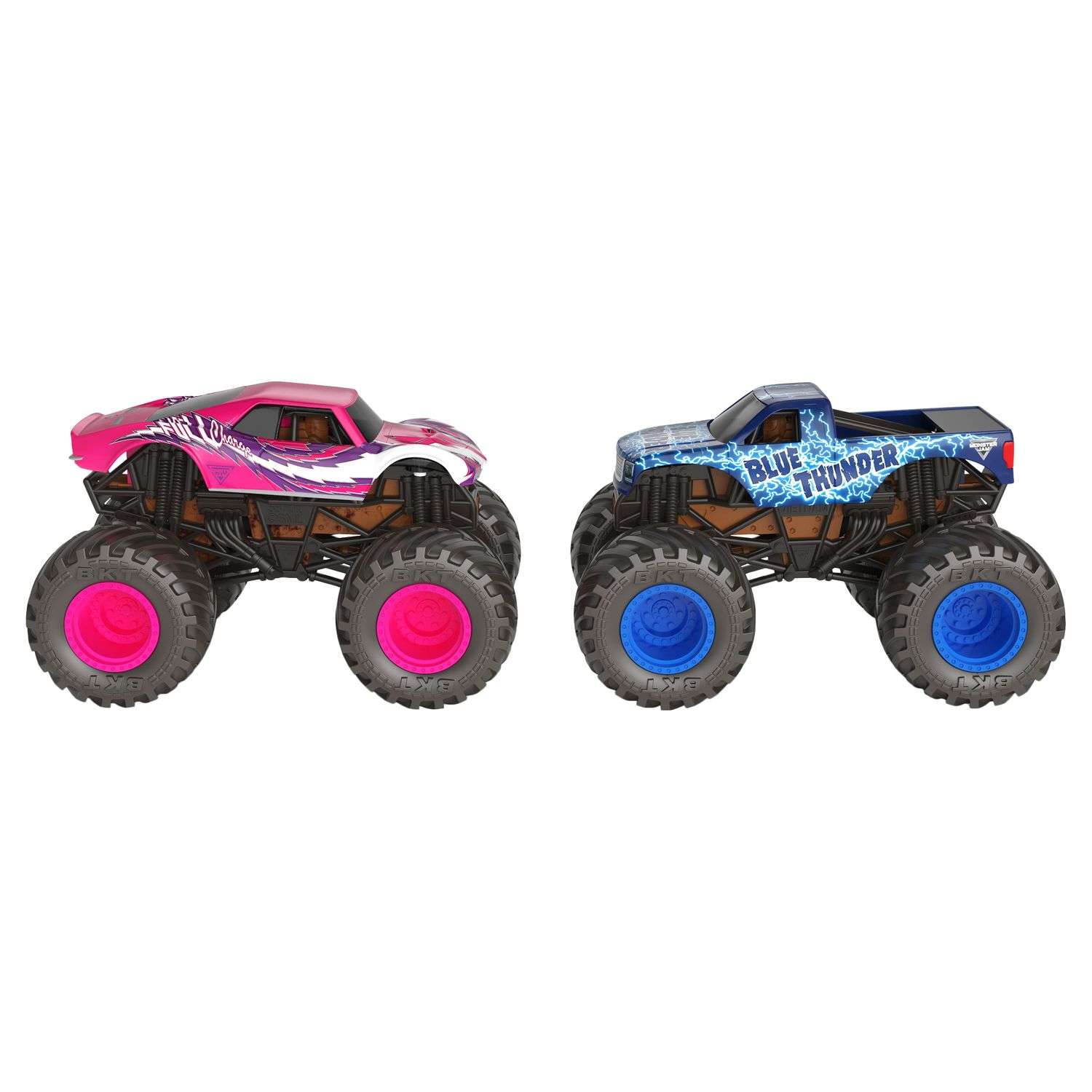 Машинка Monster Jam 1:64 2шт BlueThunderVFullCharge 6044943/20128652 6044943 - фото 6