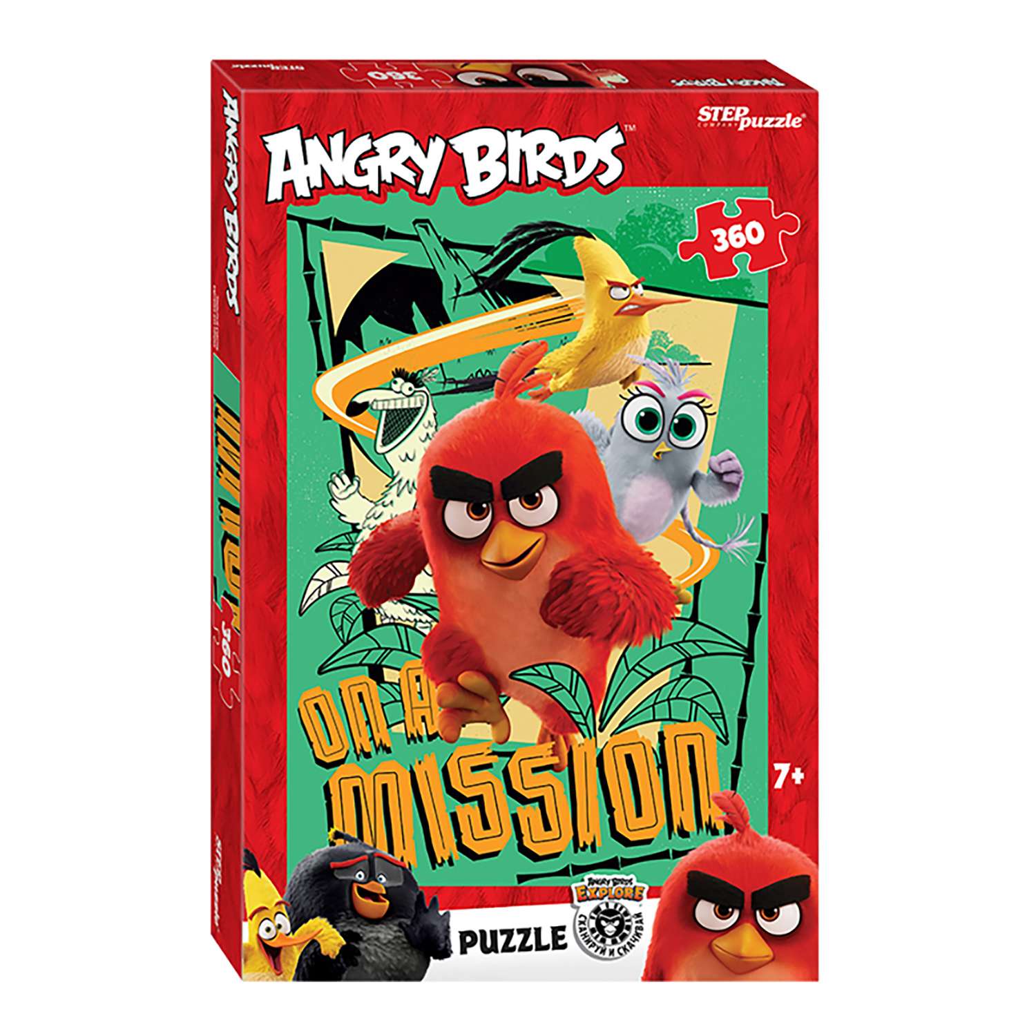 Пазл Степ Пазл Angry Birds 360 Rovio - фото 1