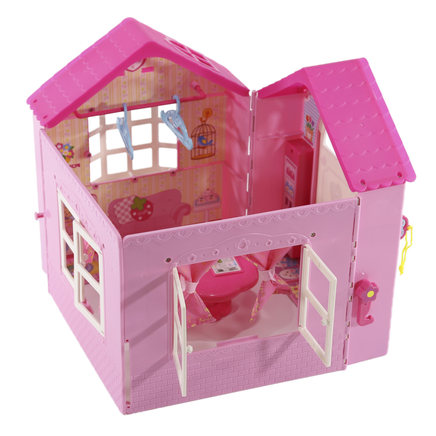 Дом для куклы Kawaii Mell модульный с аксессуарами звук 512609 - фото 1