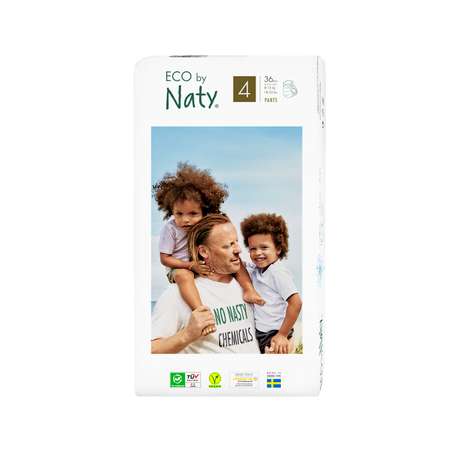 Подгузники-трусики Naty Размер 4 8-15 кг 36 шт