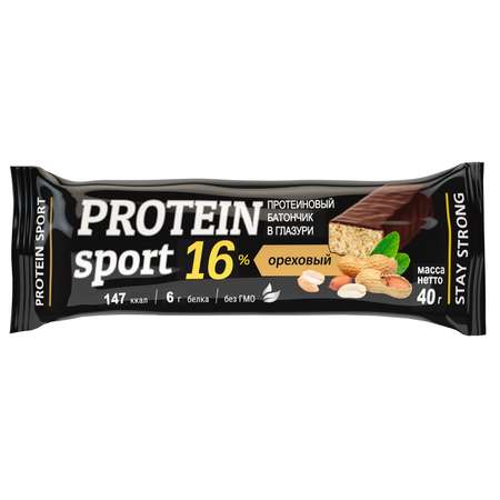Батончик Effort Sport протеиновый ореховый 40г