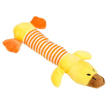Игрушка для собак Пижон Утенок мягкая 24см 7030683