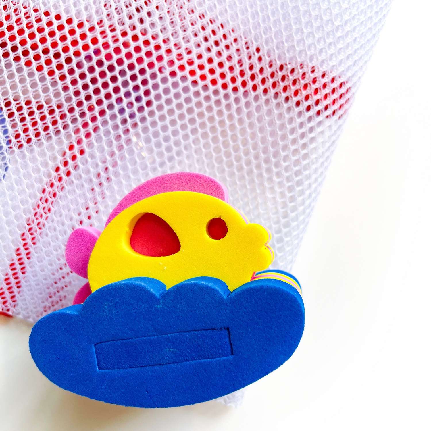 Сумка-сетка ElBascoToys для хранения игрушек в ванной с игрушкой для купания Рыбка - фото 2