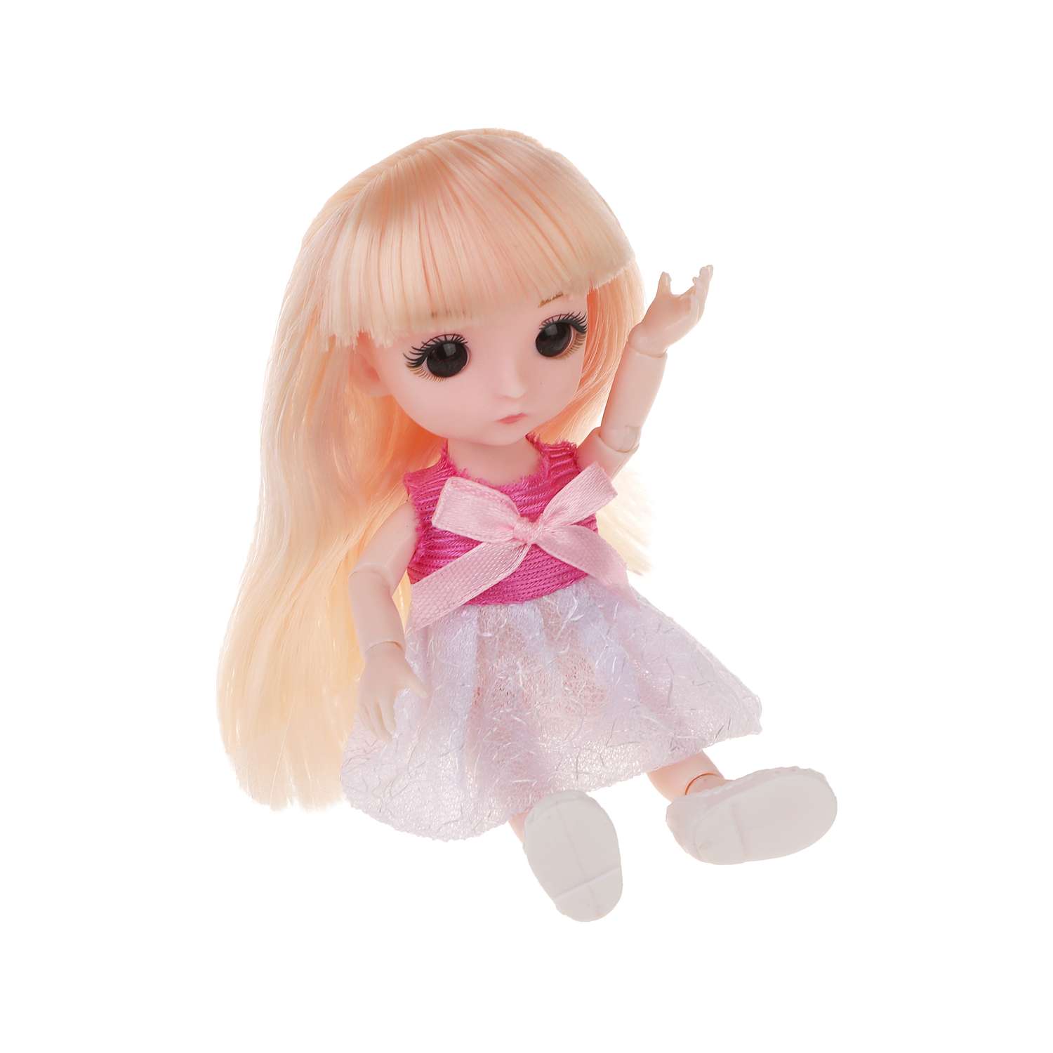 Кукла для девочки Наша Игрушка шарнирная 15 см 803331 - фото 3