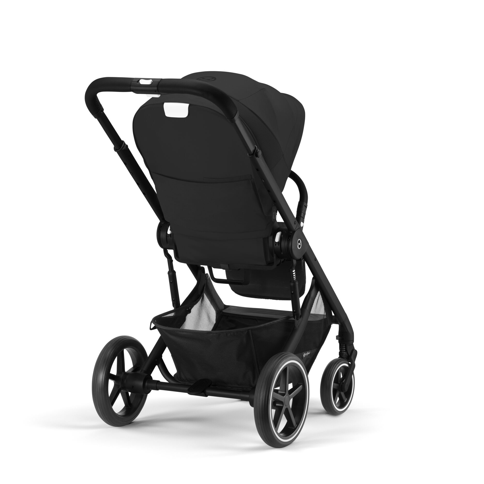 Коляска Cybex Balios S Lux BLK Moon Bl с дождевиком - фото 3