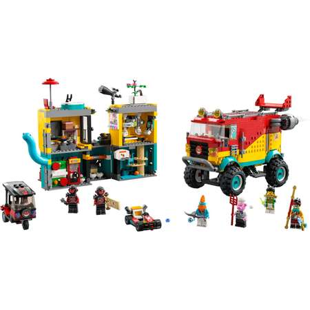 Конструктор LEGO Monkie Kid Фургон команды Манки кида 80038