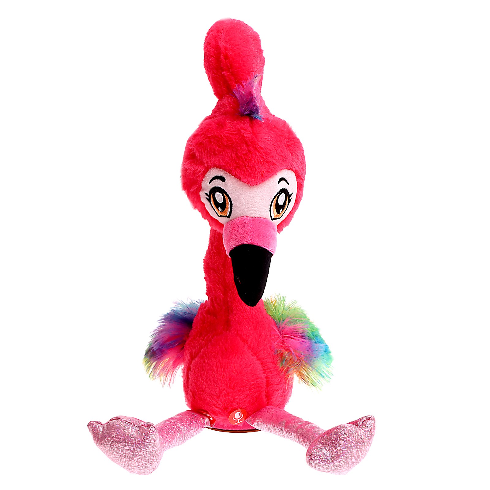 Музыкальная игрушка Zabiaka «Весёлый фламинго» звук движение повтор голоса - фото 2