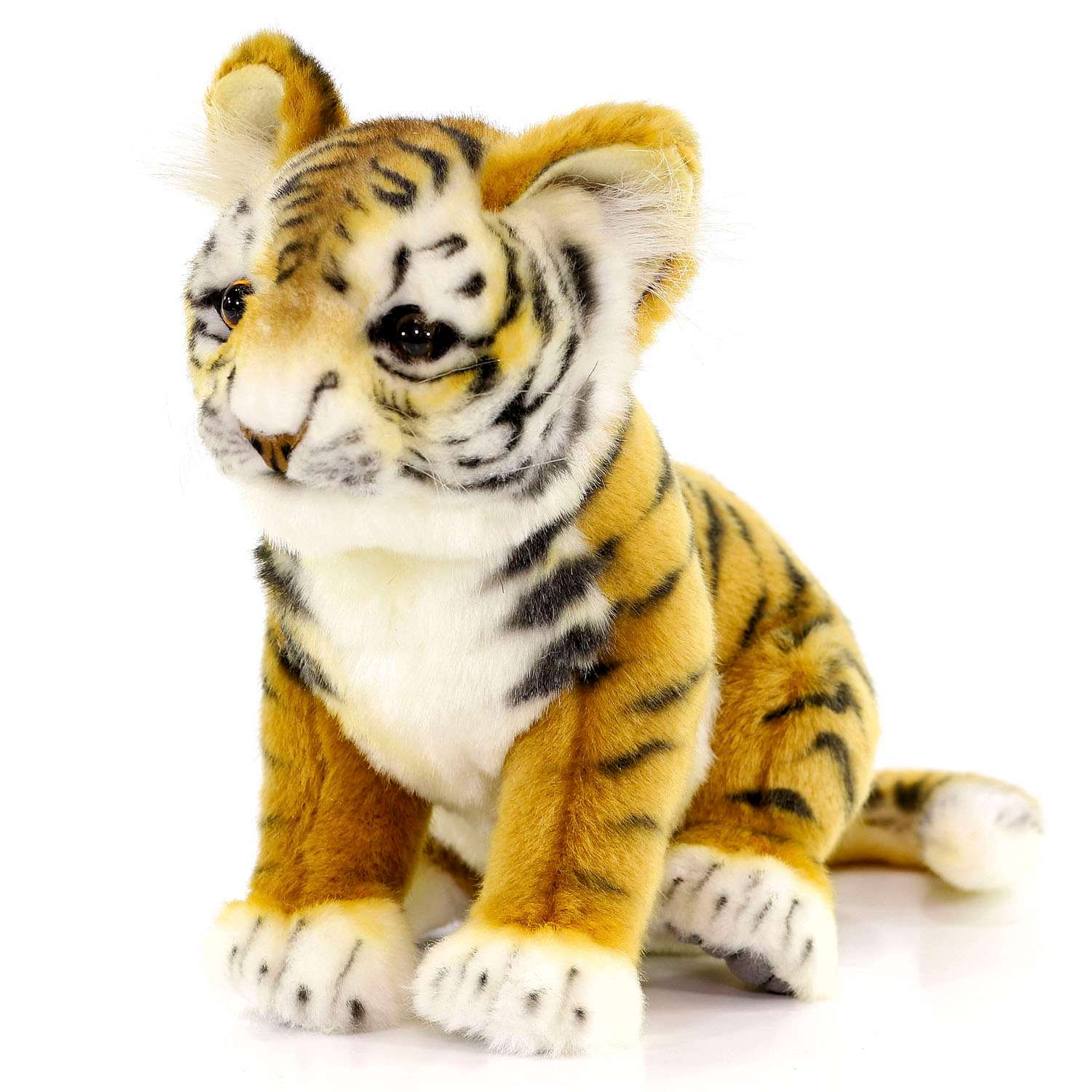 Реалистичная мягкая игрушка HANSA Тигр амурский детёныш 26 см - фото 2
