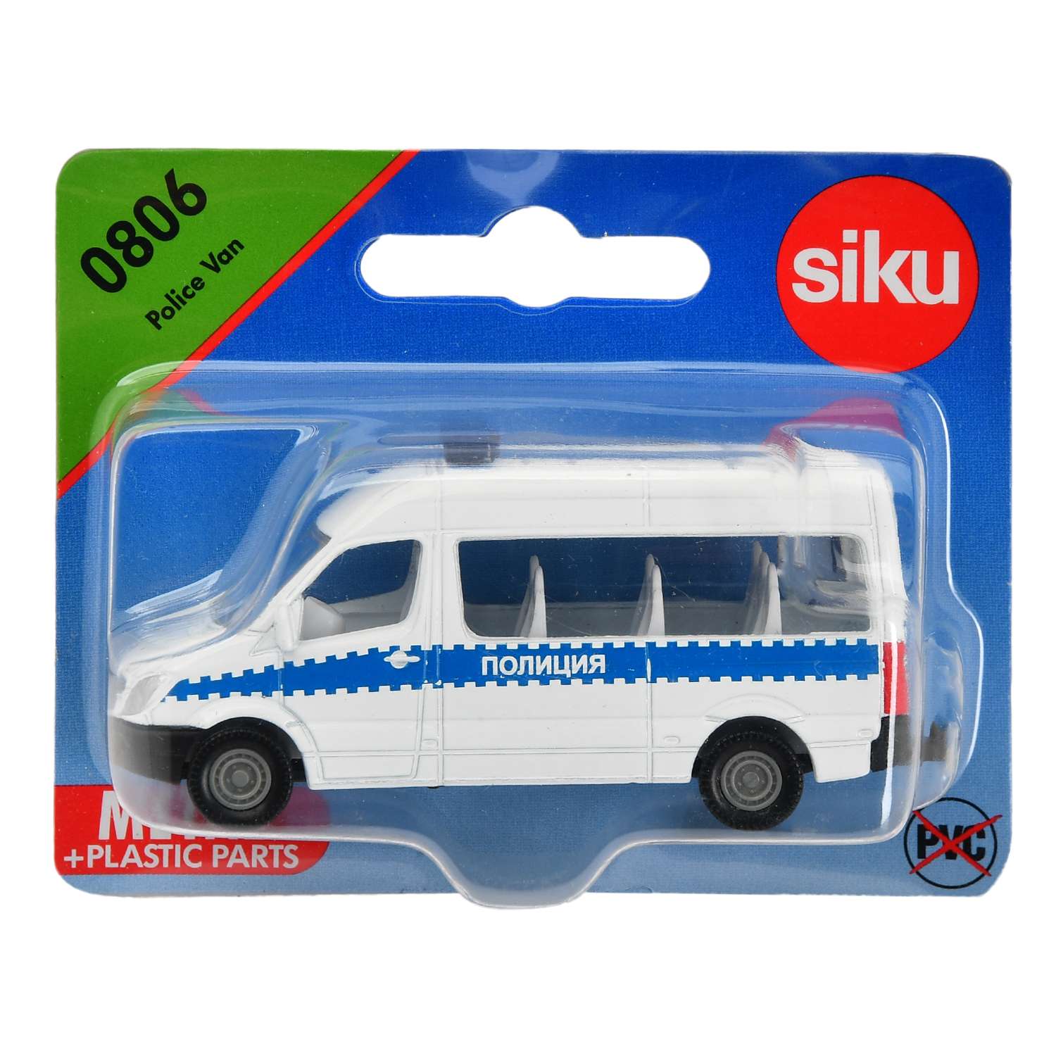 Модель SIKU Микроавтобус Полиция 0806RUS 0806RUS - фото 2