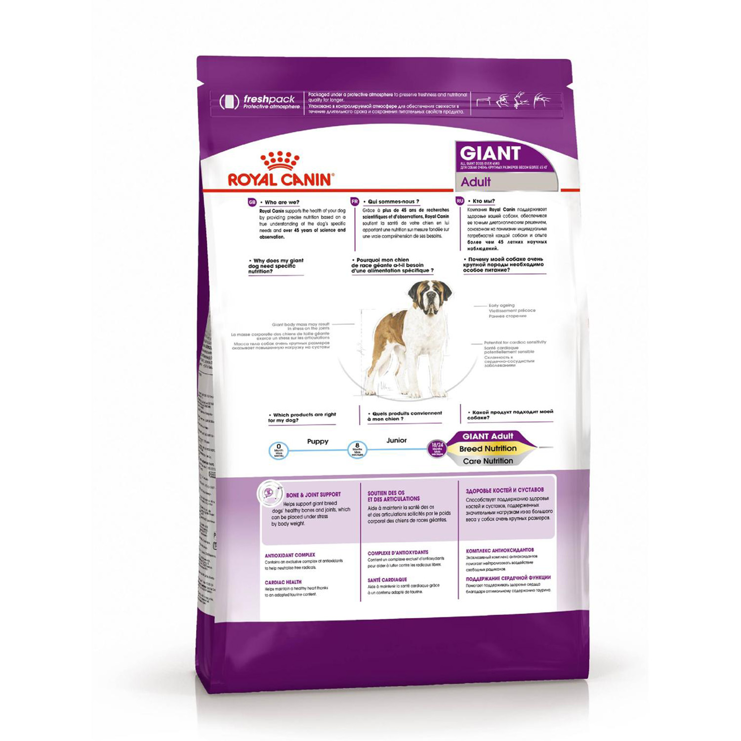 Корм для собак ROYAL CANIN гигантских пород 4кг - фото 4