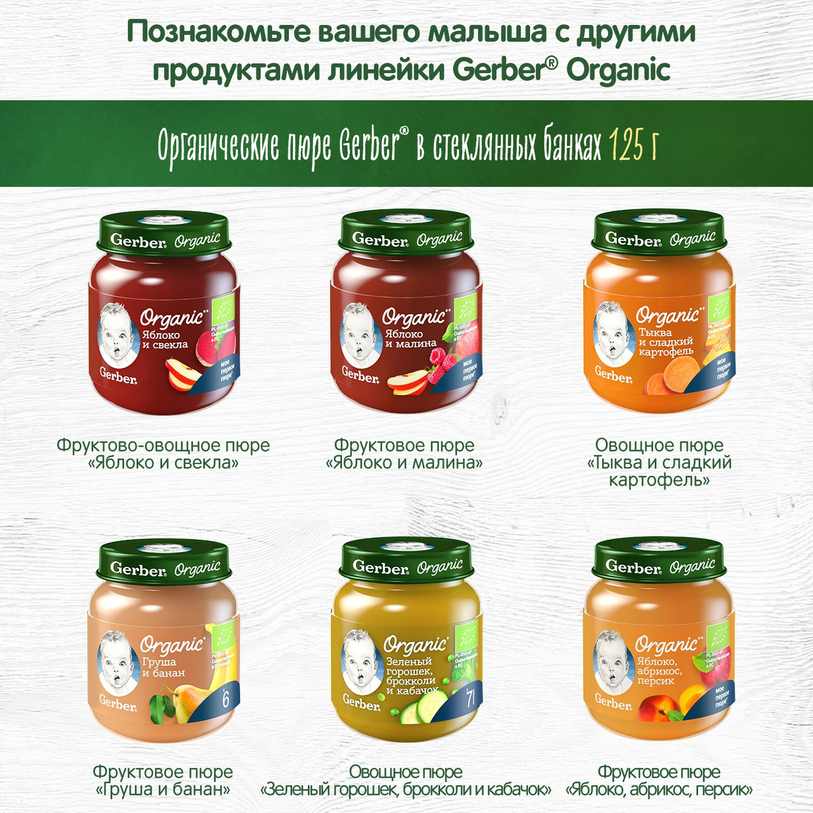 Пюре Gerber фруктово-ягодный микс 90г с 6месяцев - фото 7