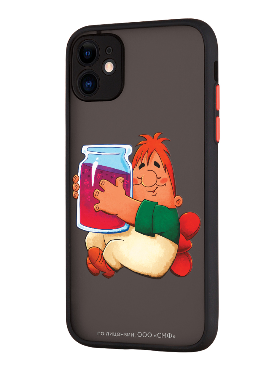 Противоударный чехол Mcover для смартфона Apple iPhone 11 Союзмультфильм баночка варенья - фото 1