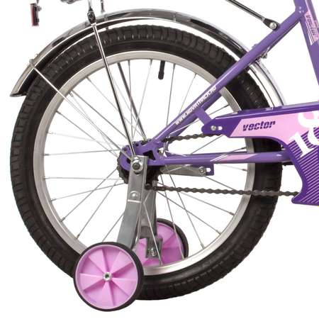 Велосипед 18 VECTOR NOVATRACK фиолетовый
