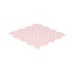 Массажный детский коврик пазл Ортодон развивающий игровой Камешки мягкий розовый 1 пазл