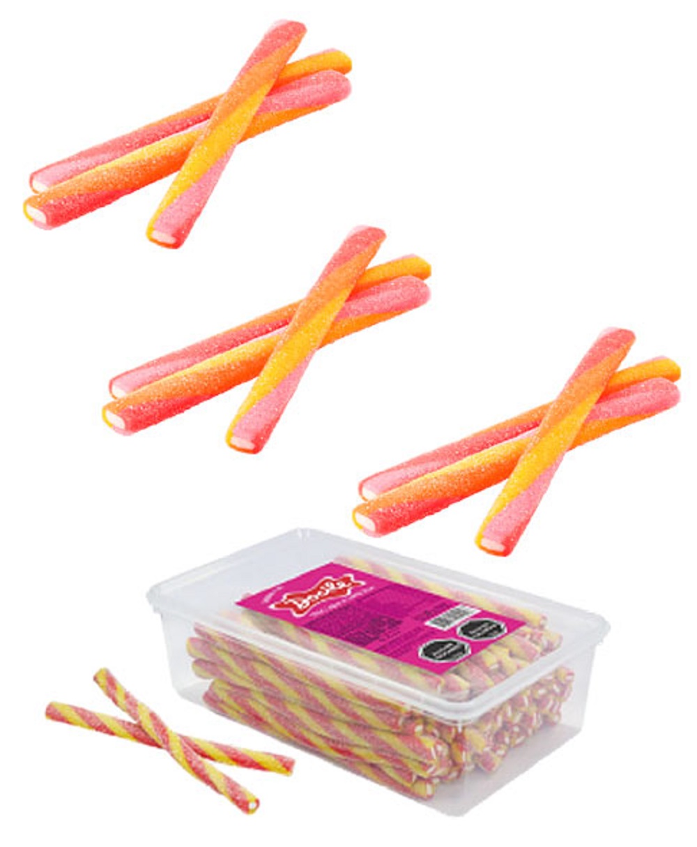 Жевательный мармелад Docile Sour lemonade pencil. Кислые карандаши со вкусом лимонада 1350г - фото 1