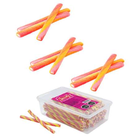 Жевательный мармелад Docile Sour lemonade pencil. Кислые карандаши со вкусом лимонада 1350г