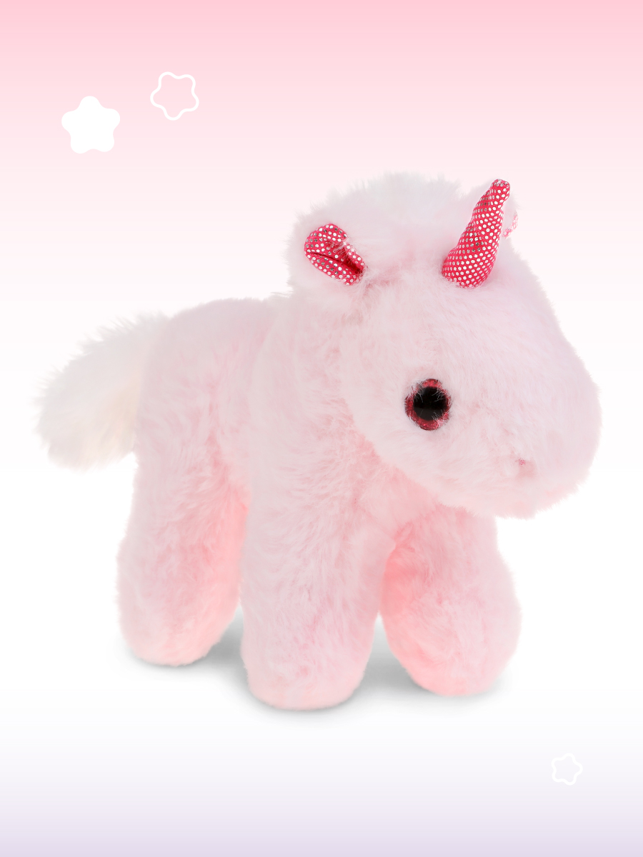 Мягкая игрушка Fluffy Family Единорог 18 см в сумочке с пайетками - фото 4