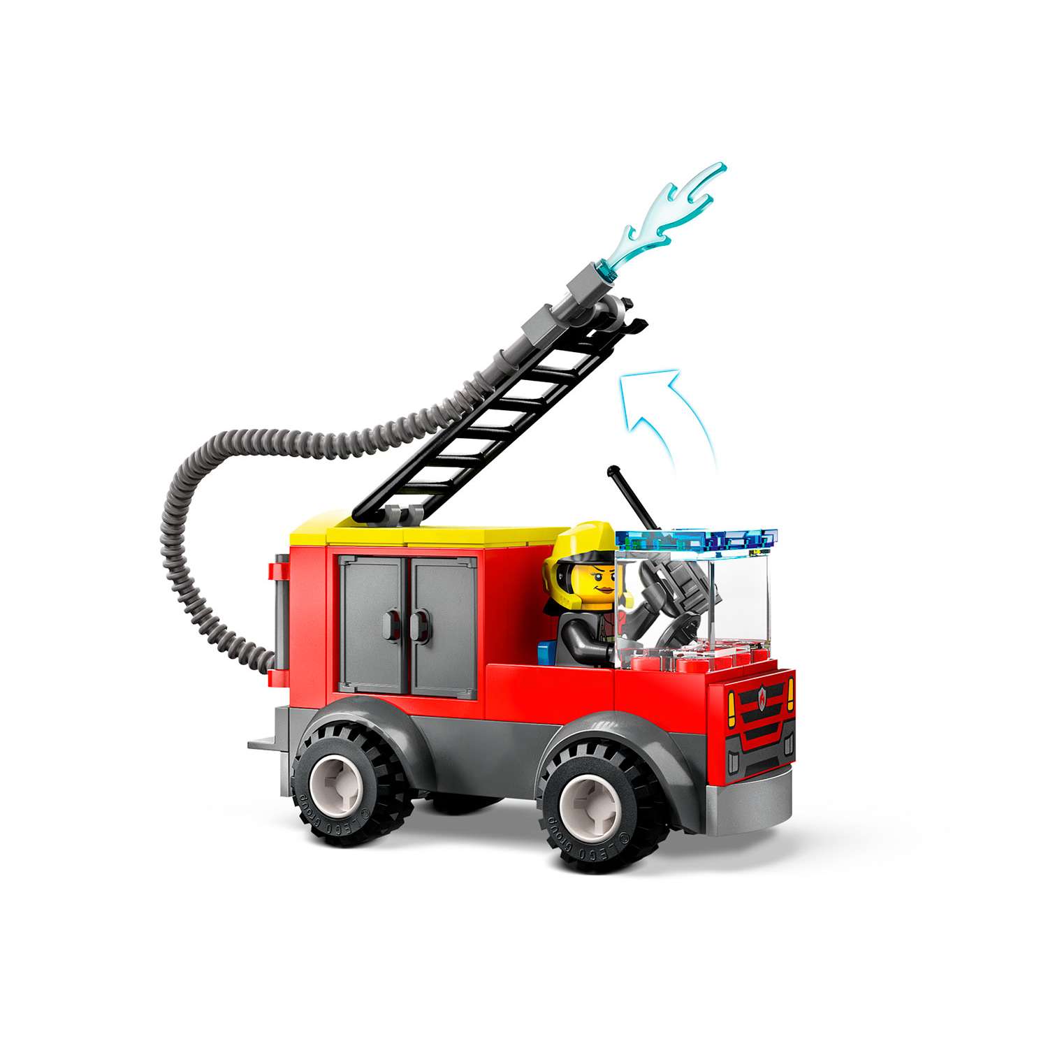 Конструктор детский LEGO City LEGO Пожарная часть и пожарная машина 60375 - фото 7
