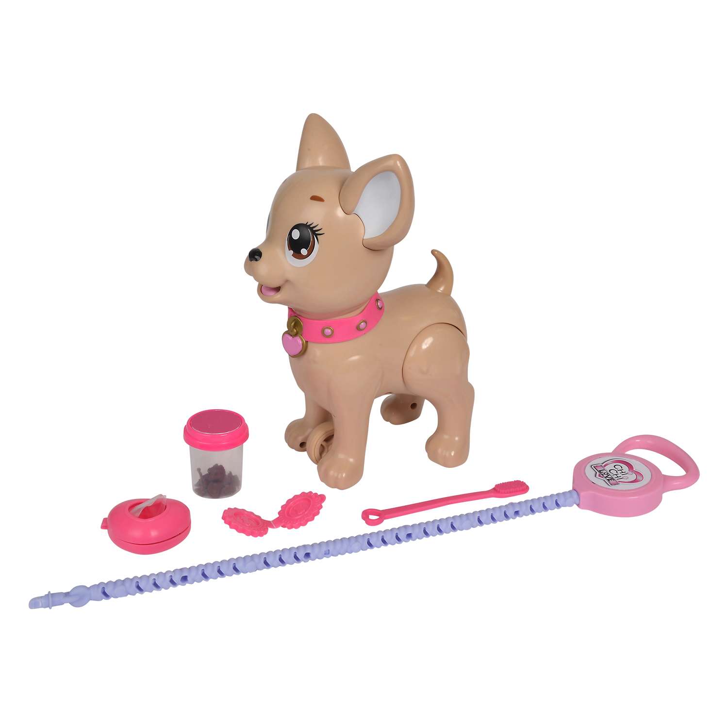 Интерактивная игрушка Сhi Chi Love Собачка с поводком для прогулки 29 см 5893264-МП - фото 1