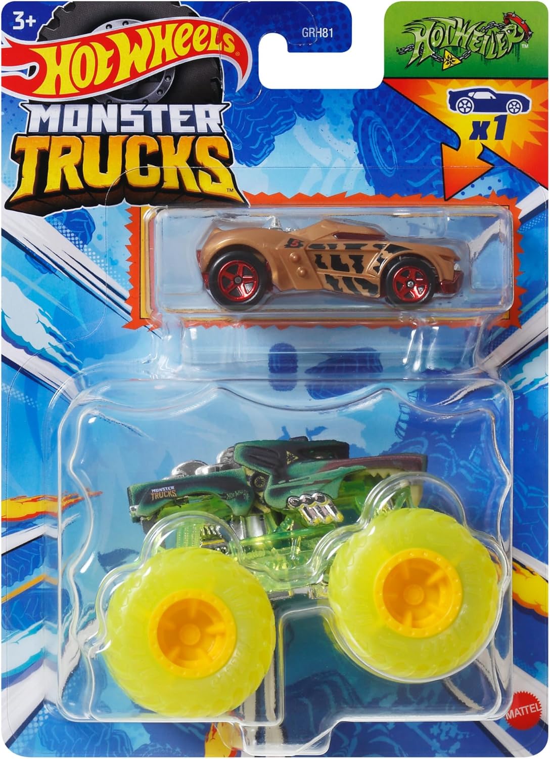 Машинка Hot Wheels Monster Truck HWN47 GRH81 - фото 1