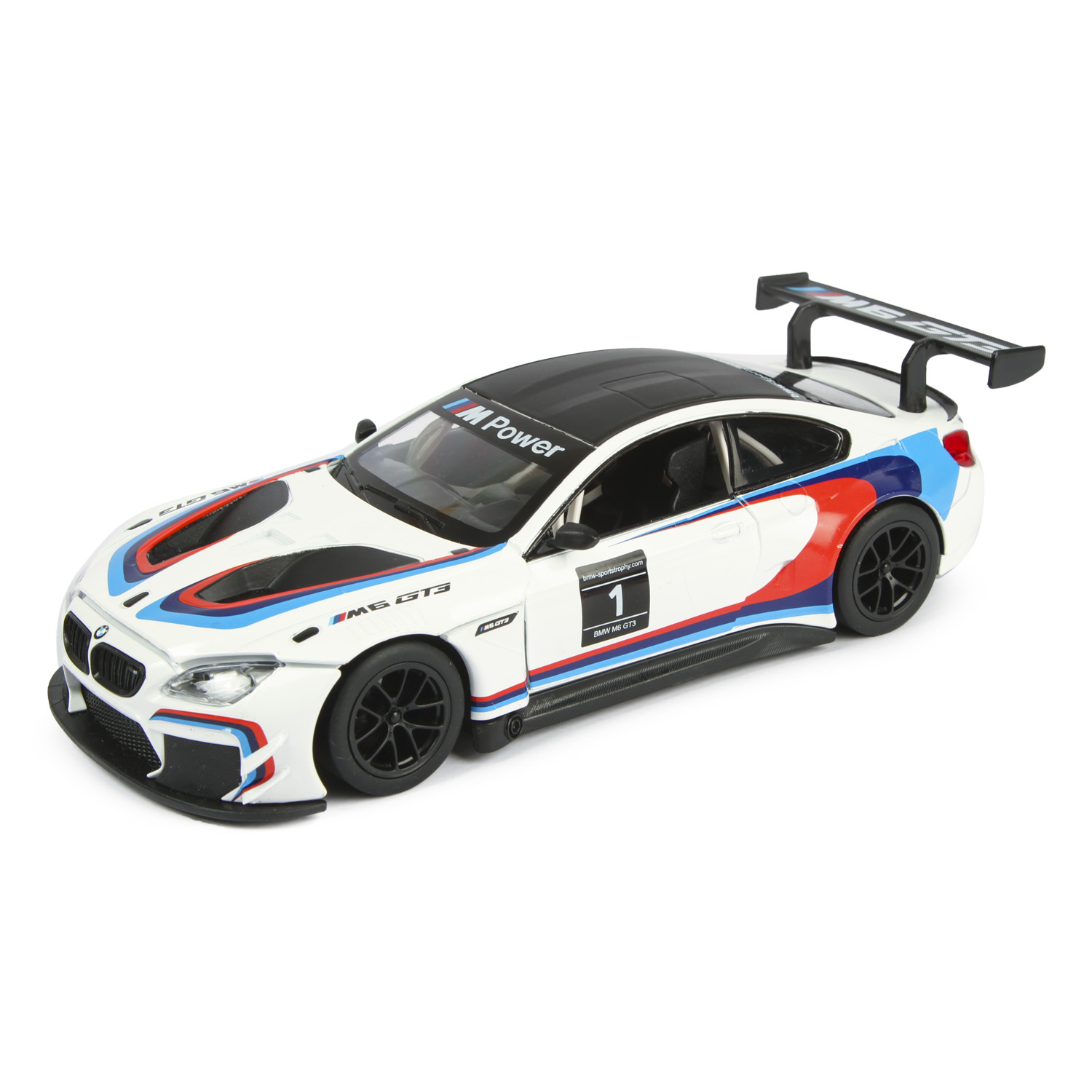 Автомобиль Mobicaro BMW 1:24 белый 68255B - фото 1