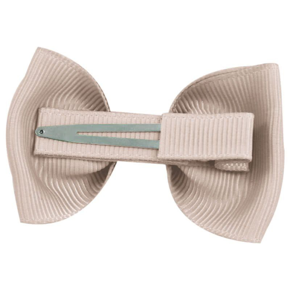 Заколка Milledeux Bowtie Bow маленькая бежевая - фото 2