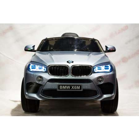 Электромобиль TOYLAND Джип BMW X6M mini серебро