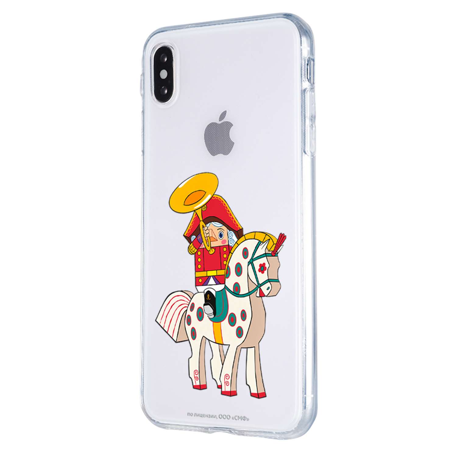 Силиконовый чехол Mcover для смартфона Apple iPhone X XS Союзмультфильм На  коне купить по цене 430 ₽ в интернет-магазине Детский мир