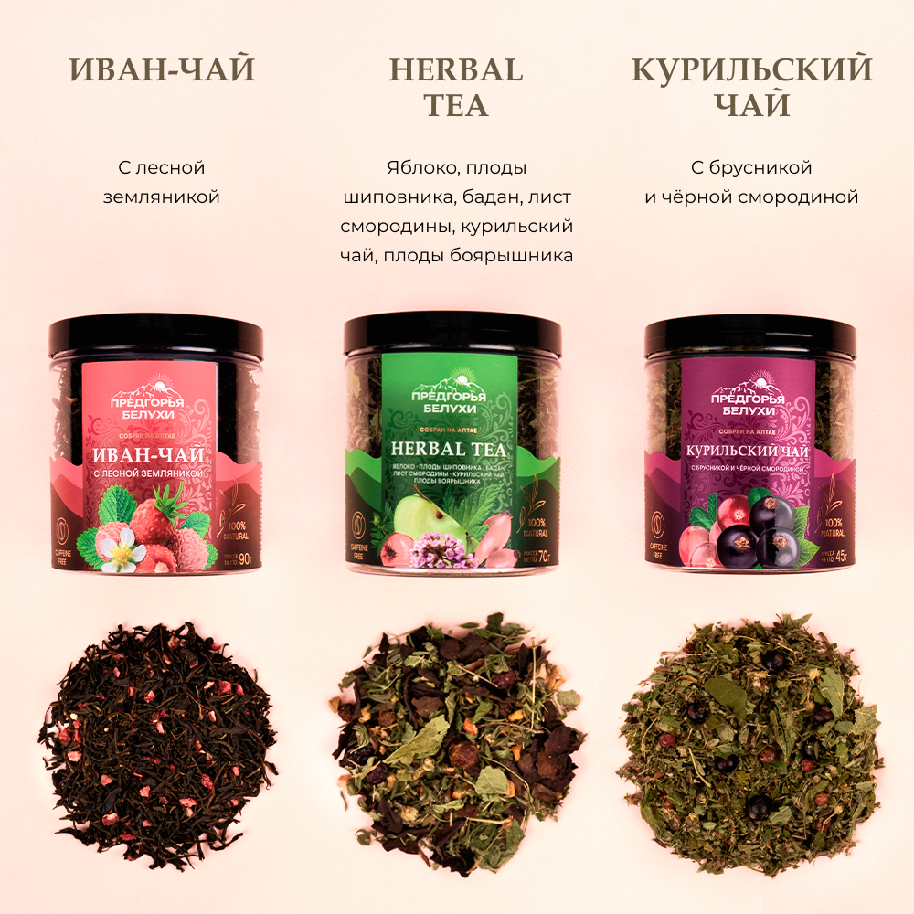 Напиток чайный Предгорья Белухи Курильский чай с мелиссой и мятой 60 г - фото 9