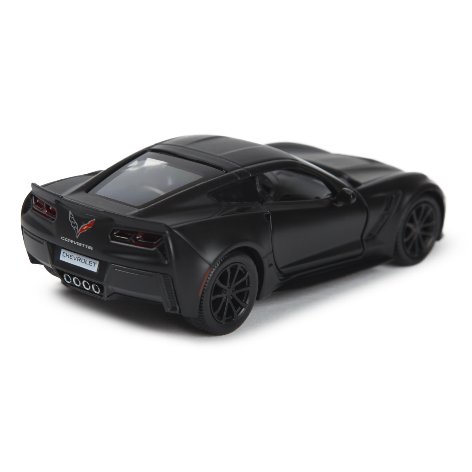 Автомобиль Mobicaro Chevrolet Corvette Grand Sport 1:32 без механизмов черный 544039M - фото 5