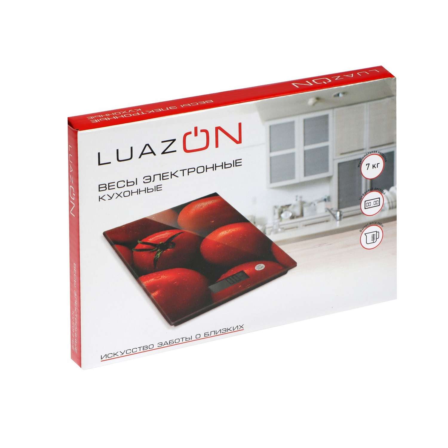 Весы кухонные Luazon Home LVK-702 «Томаты» электронные до 7 кг - фото 9