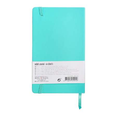 Скетчбук BRUYNZEEL 140г/м2 13х21см 64 листа белого цвета с точечной разметкой Мягкая зеленая обложка