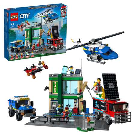 Конструктор LEGO City Police Полицейская погоня в банке 60317