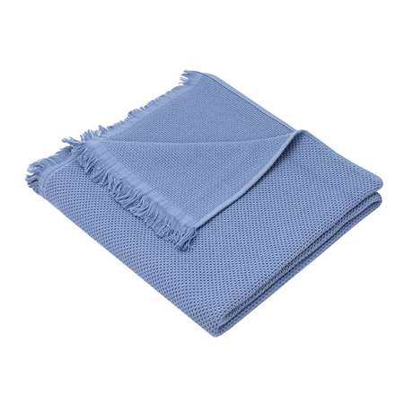 Вафельное полотенце BRAVO Сауна 100х150 синий